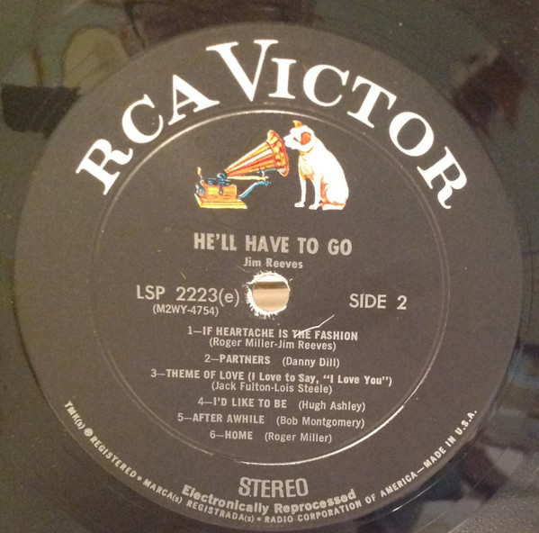 Jim Reeves - He'll Have To Go | RCA Victor (LSP-2223(e)) - 4