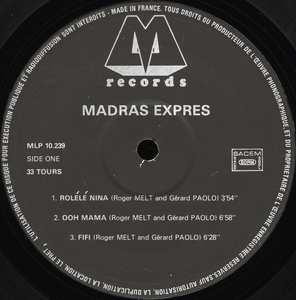 Madras Express - Madras Express | M Records (MLP 10239) - 4
