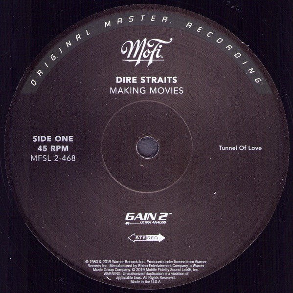 Dire Straits - Making Movies | Mobile Fidelity Sound Lab (MFSL 2-468) - 4