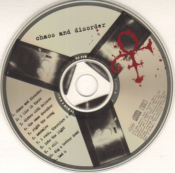 The Artist (Formerly Known As Prince) - Chaos And Disorder | Warner Bros. Records (9362-46317-2) - 3