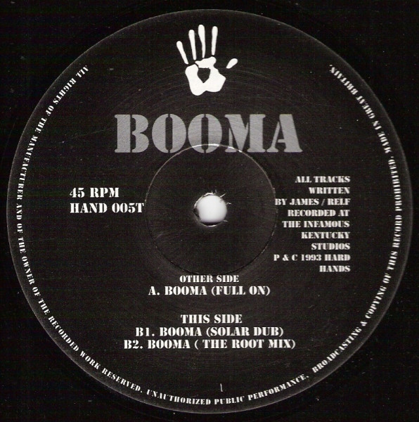 Booma - Booma | Hard Hands (HAND 005T)