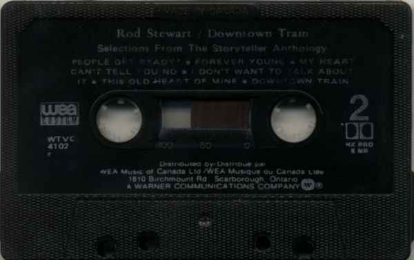 Rod Stewart - Downtown Train (Selections From The Storyteller Anthology) | WEA Custom (WTVC 4102) - 4 Rod Stewart - Downtown Train (Selections From The Storyteller Anthology) | WEA Custom (WTVC 4102) - 4