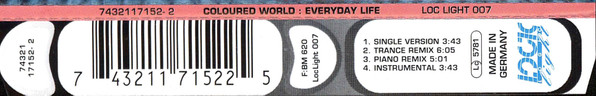 Coloured World - Everyday Life | Logic Light (74321 17152-2) - 2 Coloured World - Everyday Life | Logic Light (74321 17152-2) - 2
