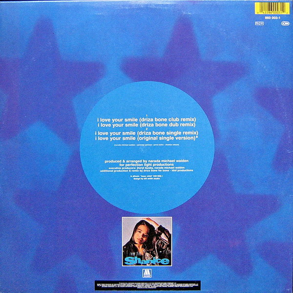 Shanice - I Love Your Smile (Driza Bone Remixes) | Motown (860 003-1) - main