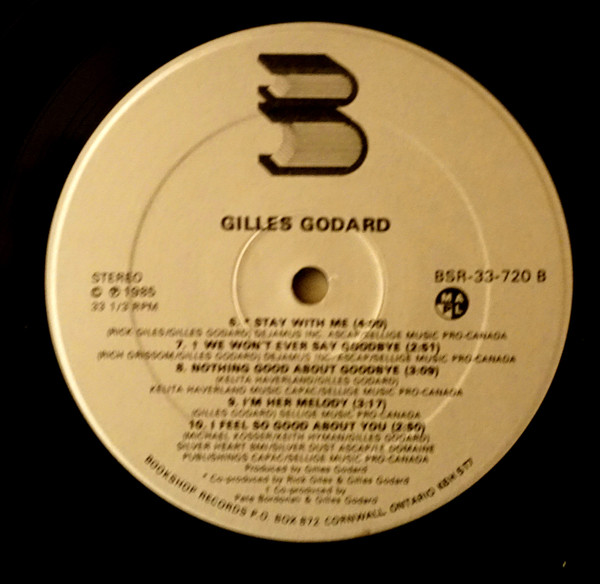 Gilles Godard - Have I Got News For You | Book Shop Records (BSR - 33-720) - 3