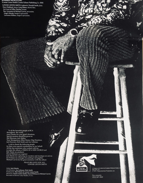Lonnie Liston Smith And The Cosmic Echoes - Visions Of A New World | Flying Dutchman (BDL1-1196) - 3