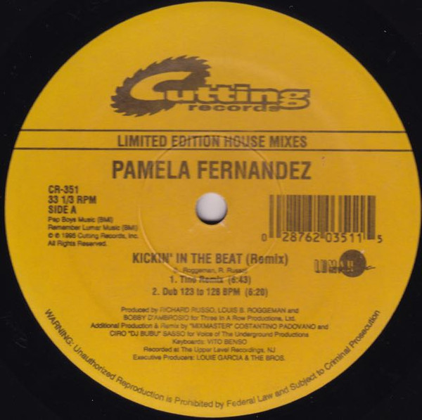 Pamela Fernandez - Kickin' In The Beat (Remix) | Cutting Records (CR-351)