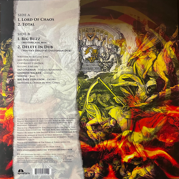 Killing Joke - Lord Of Chaos EP | Spinefarm Records (SPINE547011) - 2 Killing Joke - Lord Of Chaos EP | Spinefarm Records (SPINE547011) - 2