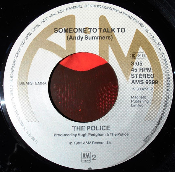 The Police - Wrapped Around Your Finger | A&M Records (AMS 9299) - 4