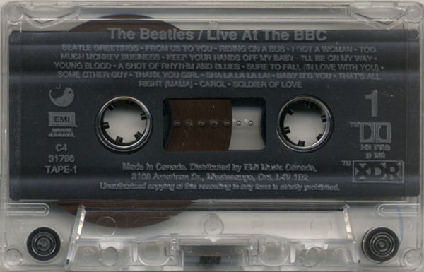 The Beatles - Live At The BBC (2 x Cassette) [Cassette] | Apple Records (7243 8 31796 4 0) - 3