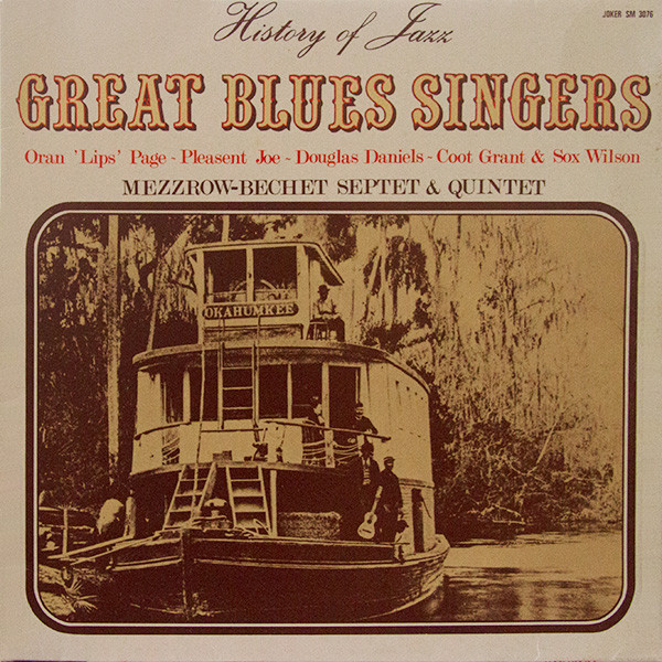 The Mezzrow-Bechet Septet & The Mezzrow-Bechet Quintet - Great Blues Singers (Volume One) | Joker (SM 3076) - main The Mezzrow-Bechet Septet & The Mezzrow-Bechet Quintet - Great Blues Singers (Volume One) | Joker (SM 3076) - main