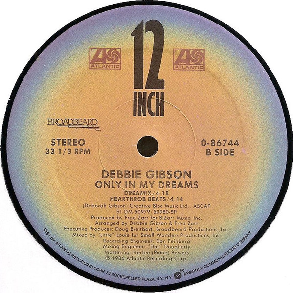 Debbie Gibson - Only In My Dreams | Atlantic (0-86744) - 2