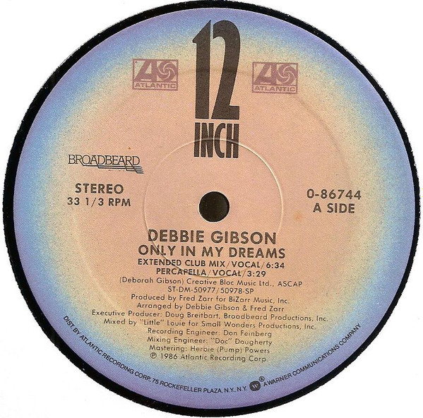 Debbie Gibson - Only In My Dreams | Atlantic (0-86744) - main