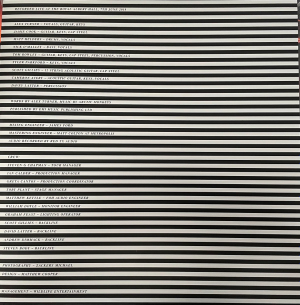 Arctic Monkeys - Live At The Royal Albert Hall | Domino (WIGLP490X) - 4