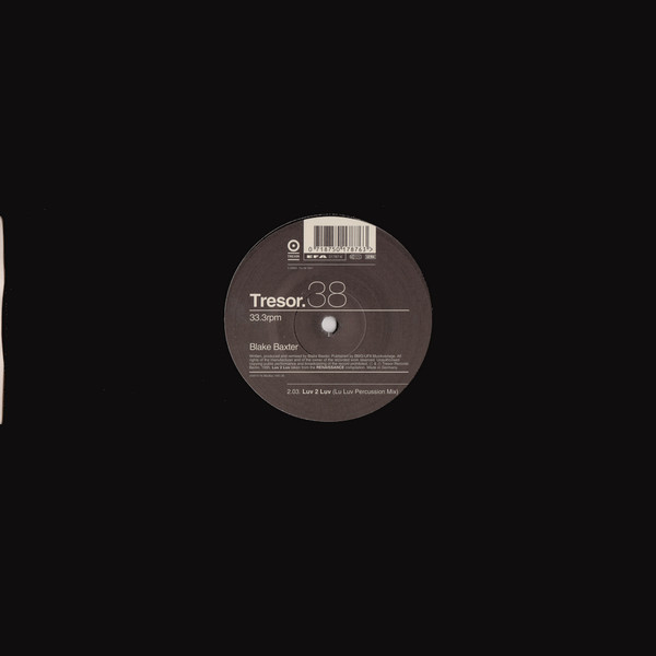 Blake Baxter - Energizer | Tresor (Tresor 38) - 4