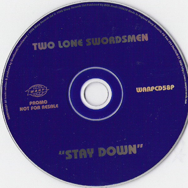 Two Lone Swordsmen - Stay Down | Warp Records (WARP CD 58 P)