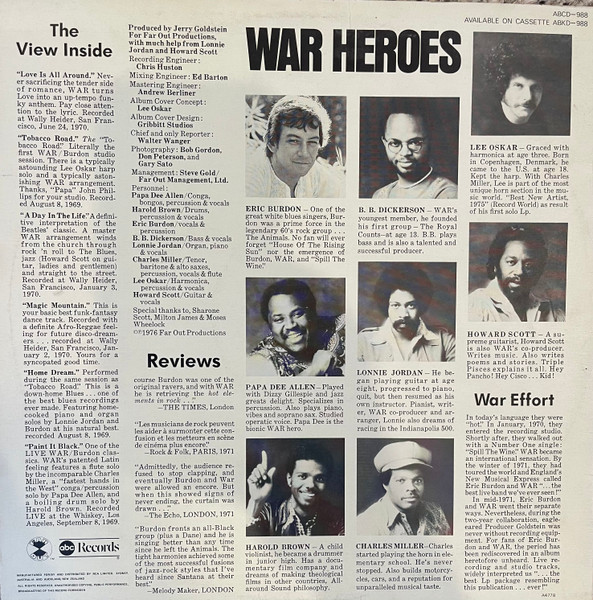 Eric Burdon & War - Love Is All Around | ABC Records (ABCD-988) - 2 Eric Burdon & War - Love Is All Around | ABC Records (ABCD-988) - 2