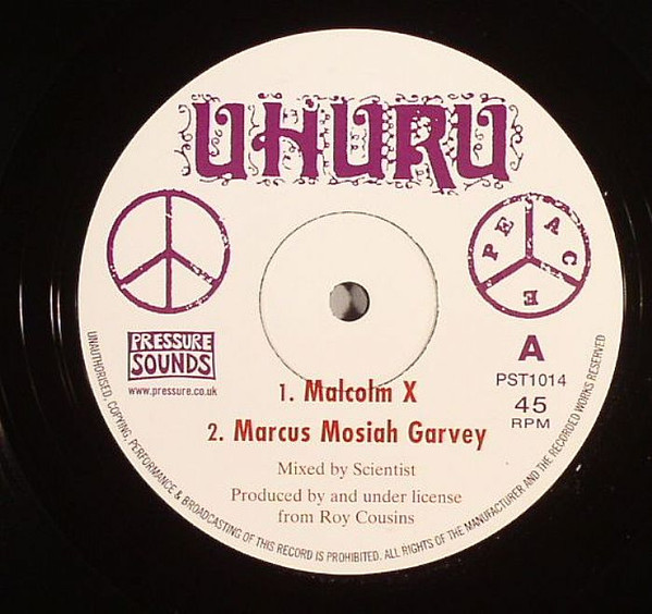 Scientist - Malcolm X/Marcus Mosiah Garvey/Toussaint L'Ouverture/Jacques Dessalines | Pressure Sounds (PST1014)
