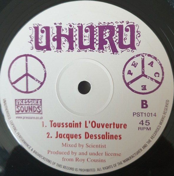 Scientist - Malcolm X/Marcus Mosiah Garvey/Toussaint L'Ouverture/Jacques Dessalines | Pressure Sounds (PST1014) - 2 Scientist - Malcolm X/Marcus Mosiah Garvey/Toussaint L'Ouverture/Jacques Dessalines | Pressure Sounds (PST1014) - 2