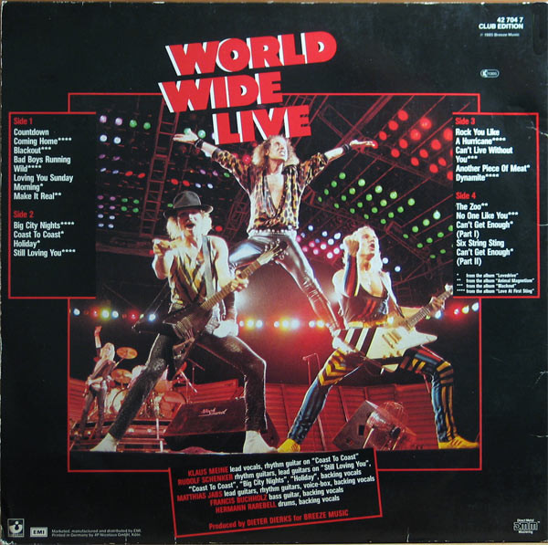 Scorpions - World Wide Live | Harvest (42 704 7) - 2 Scorpions - World Wide Live | Harvest (42 704 7) - 2