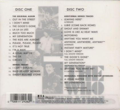 The Who - My Generation | MCA Records (0881129262) - 2 The Who - My Generation | MCA Records (0881129262) - 2