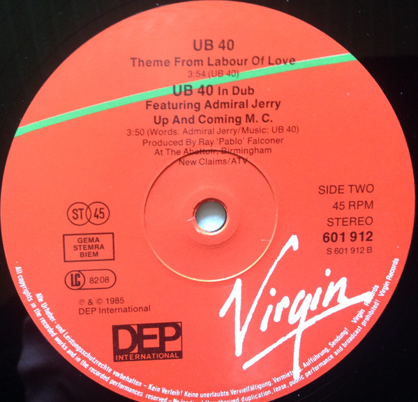 UB40 - I Got You Babe | Virgin (601 912) - 4 UB40 - I Got You Babe | Virgin (601 912) - 4