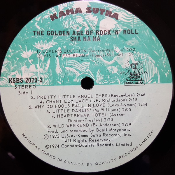 Sha Na Na - The Golden Age Of Rock'n'roll | Kama Sutra (KSBS 2073-2) - 4 Sha Na Na - The Golden Age Of Rock'n'roll | Kama Sutra (KSBS 2073-2) - 4