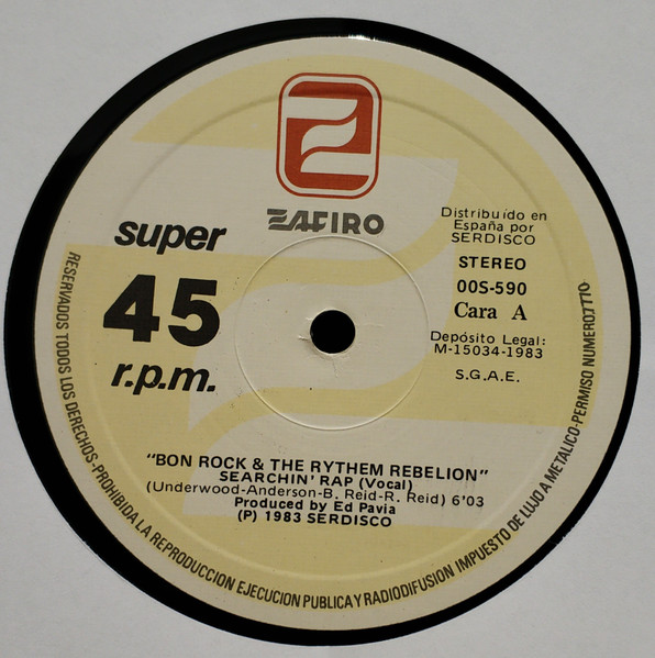 Bon Rock & The Rythem Rebellion - Searching Rap | Zafiro (00S-590) - 3