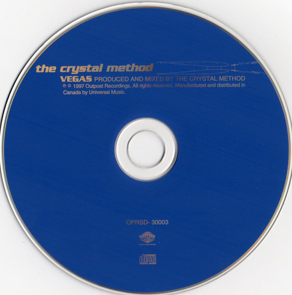 The Crystal Method - Vegas [CD] | Outpost Recordings (OPRSD-30003) - 3