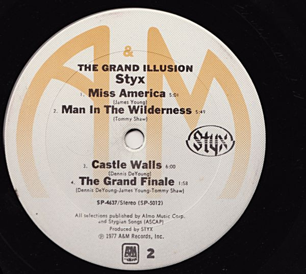 Styx - The Grand Illusion | A&M Records (SP-4637) - 4 Styx - The Grand Illusion | A&M Records (SP-4637) - 4