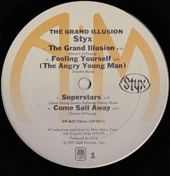 Styx - The Grand Illusion | A&M Records (SP-4637) - 3 Styx - The Grand Illusion | A&M Records (SP-4637) - 3