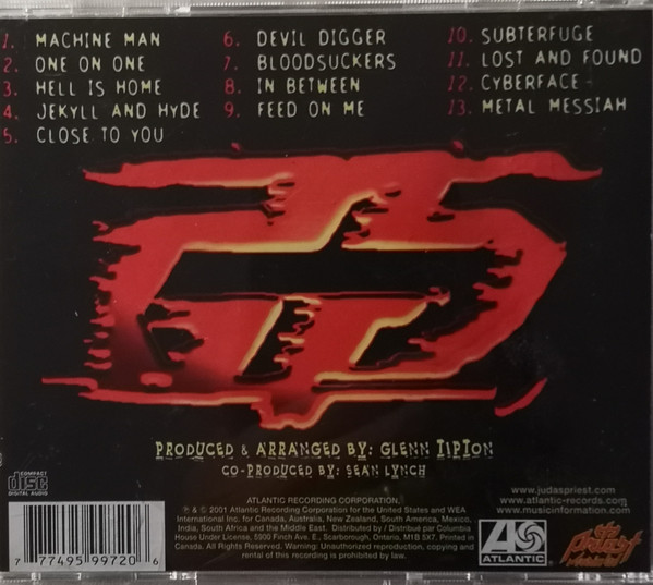 Judas Priest - Demolition [CD] | Atlantic (CD 83480) - 2