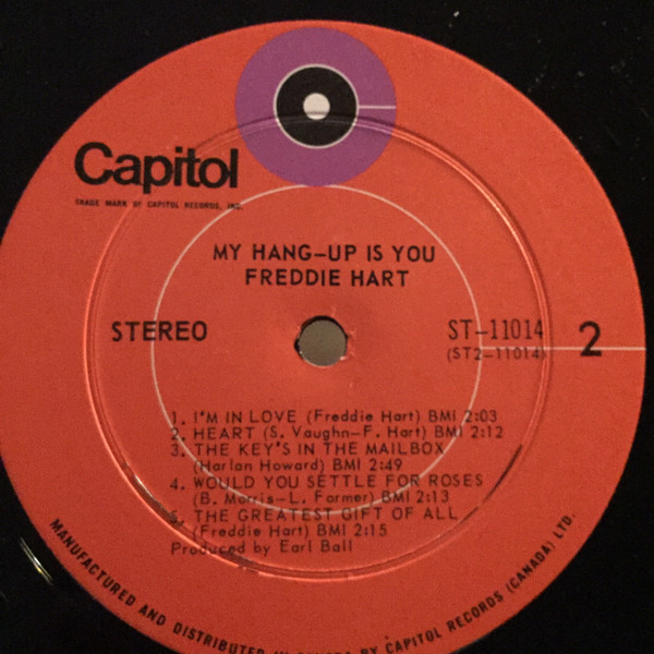 Freddie Hart - My Hang-Up Is You | Capitol Records (ST-11014) - 4 Freddie Hart - My Hang-Up Is You | Capitol Records (ST-11014) - 4