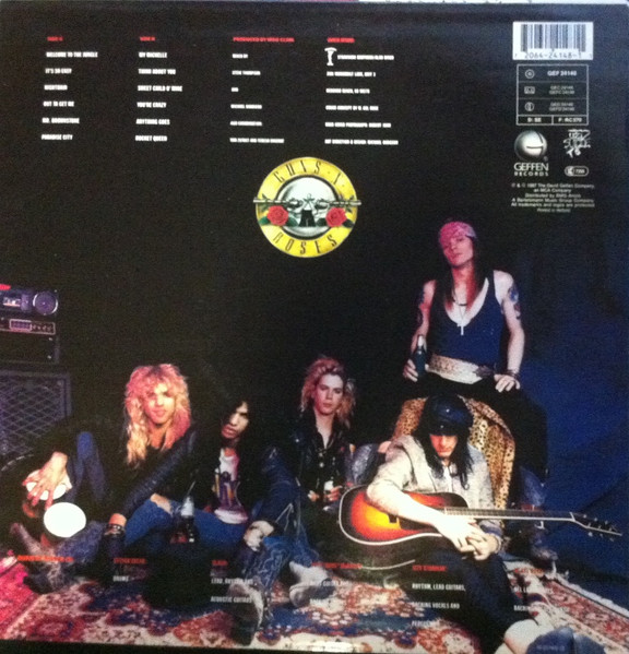 Guns N' Roses - Appetite For Destruction | Geffen Records (GEF 24148) - 2