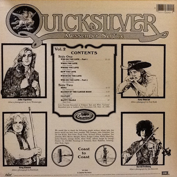 Quicksilver Messenger Service - Happy Trails | Capitol Records (SN-16090) - 2 Quicksilver Messenger Service - Happy Trails | Capitol Records (SN-16090) - 2