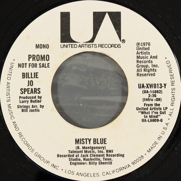 Billie Jo Spears - Misty Blue | United Artists Records (UA-XW813-Y) - 2
