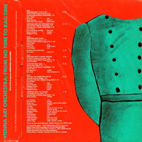 Vienna Art Orchestra - From No Time to Rag Time | Hat Hut Records (Hat Art 1999/2000) - 2