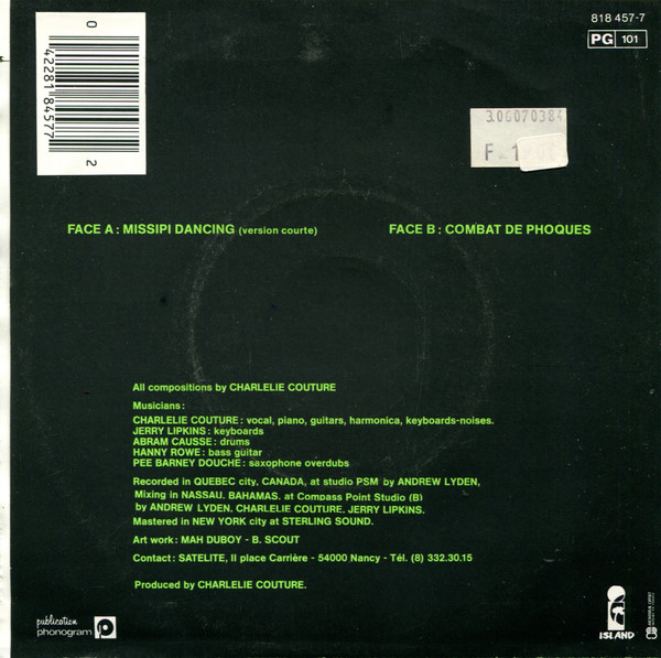 Charlélie Couture - Missipi Dancing | Island Records (818 457-7) - 2