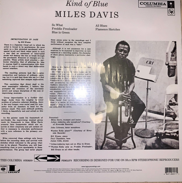 Miles Davis - Kind Of Blue | Columbia (88697680571-S1) - 2
