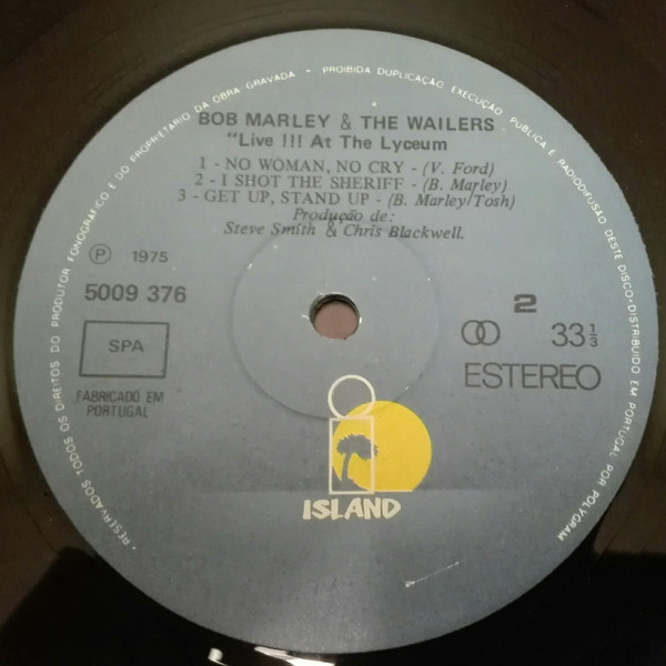 Bob Marley & The Wailers - Live! | Island Records (5009 376) - 4 Bob Marley & The Wailers - Live! | Island Records (5009 376) - 4