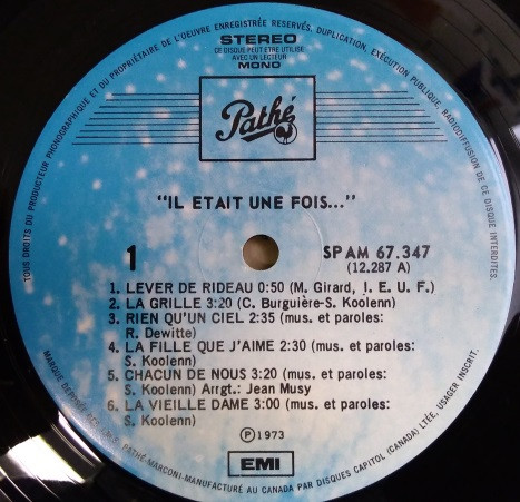 Il Était Une Fois - Il Était Une Fois | Pathé (SPAM 67.347) - 3