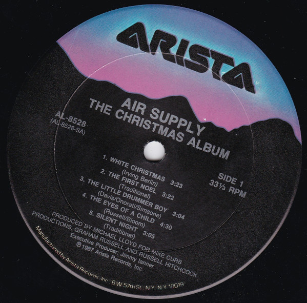 Air Supply - The Christmas Album | Arista (AL-8528) - 3