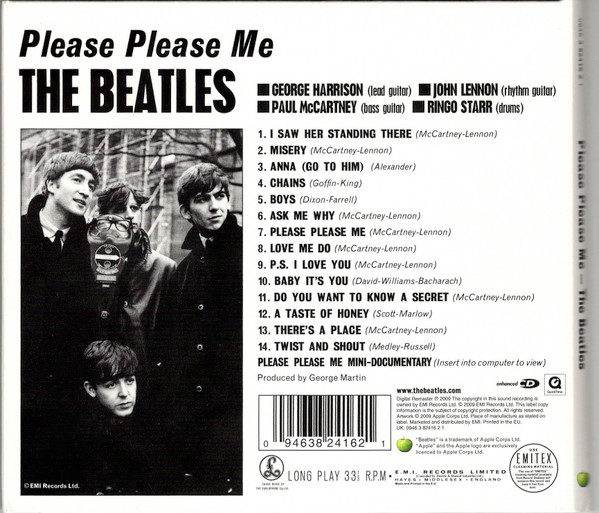 The Beatles - Please Please Me CD | Apple Records (0946 3 82416 2 1) - 2