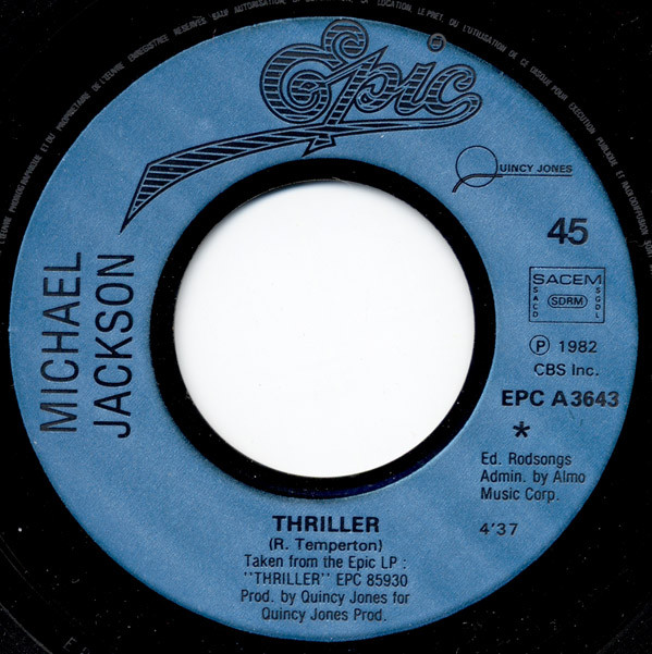 Michael Jackson - Thriller (Special Edit) | Epic (A-3643)