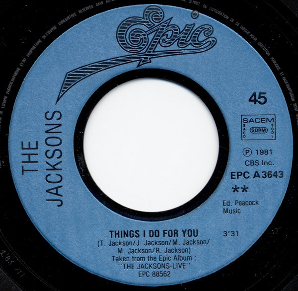 Michael Jackson - Thriller (Special Edit) | Epic (A-3643) - 2