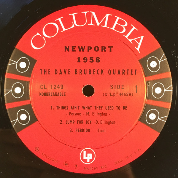The Dave Brubeck Quartet - Newport 1958 | Columbia (CL 1249) - 3