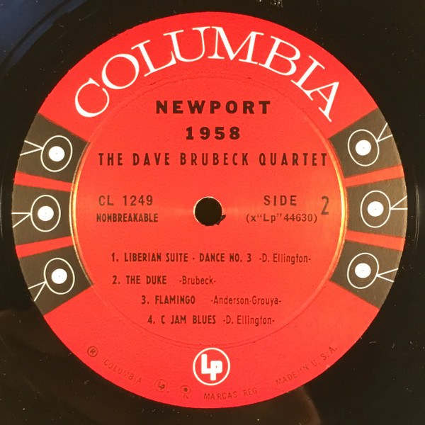 The Dave Brubeck Quartet - Newport 1958 | Columbia (CL 1249) - 4