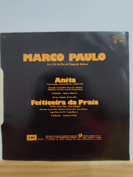 Marco Paulo - Anita | Valentim De Carvalho (11C 008-40581) - 2