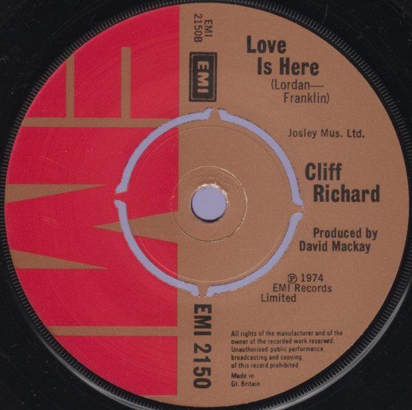 Cliff Richard - (You Keep Me) Hangin' On | EMI (EMI 2150) - 2