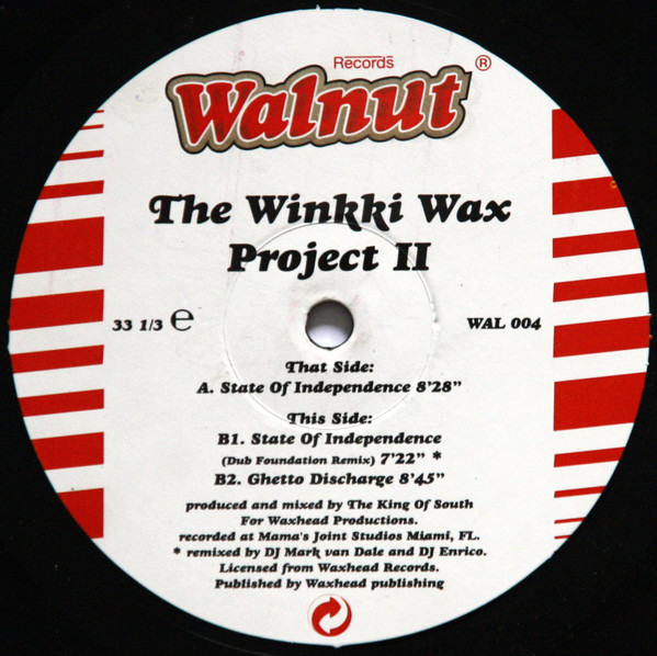 The King Of The South - The Winkki Wax Project II | Walnut Records (WAL 004) - 3